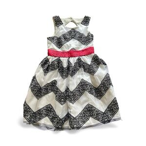 Emily West Black and White Dress